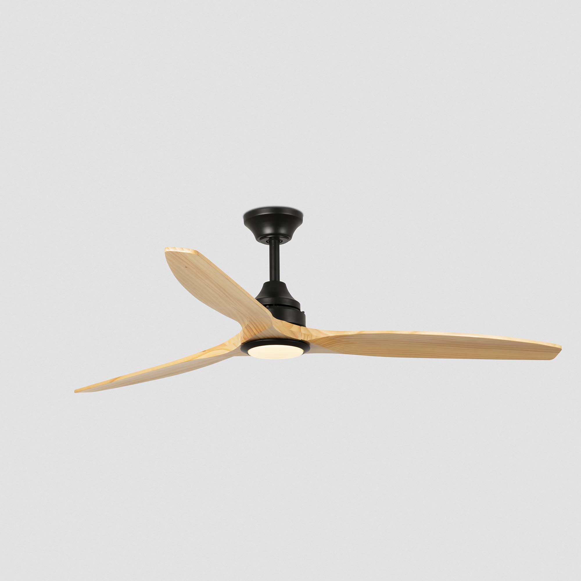Вентилятор ALO DC Ш1520MM черный / дерево 3 PALAS  20W CCT Faro