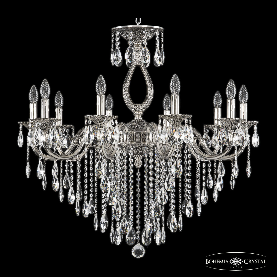 Люстра бронзовая с хрусталём 72301/10/300 B NB