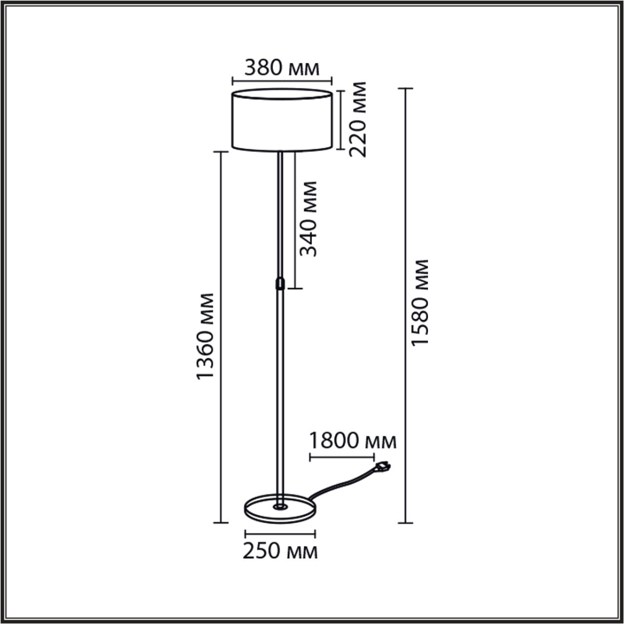 Торшер Lumion 8358/1F