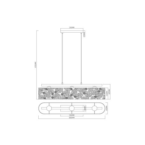 Подвесная люстра Vele Luce VL4292P03