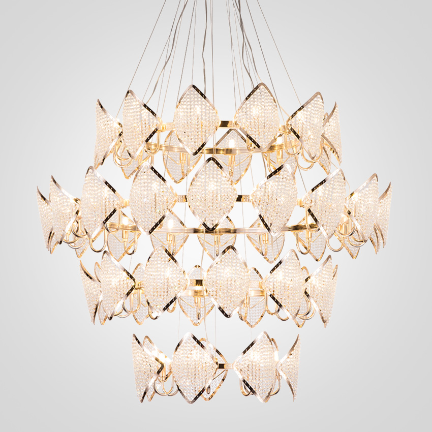 Люстра в стиле арт-деко Epica из хрусталя by ImperiumLoft