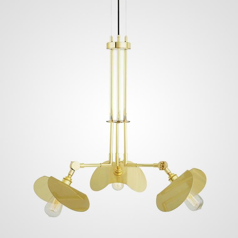 Подвесная люстра Emioni Chandelier Polished Brass by ImperiumLoft