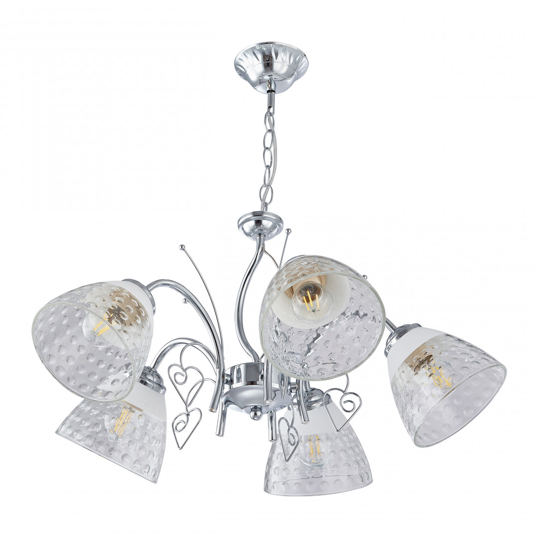 Люстра подвесная с плафонами 337156/5 CR Arte Milano