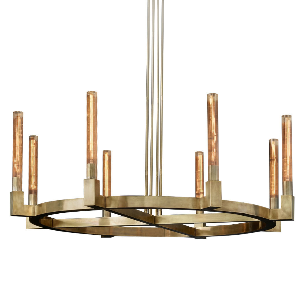 Люстра  Delight Collection Cannele 8 brass