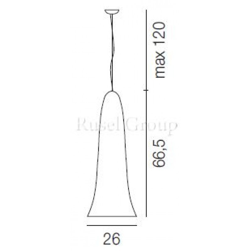 Подвесной светильник Vistosi GOTO SP G