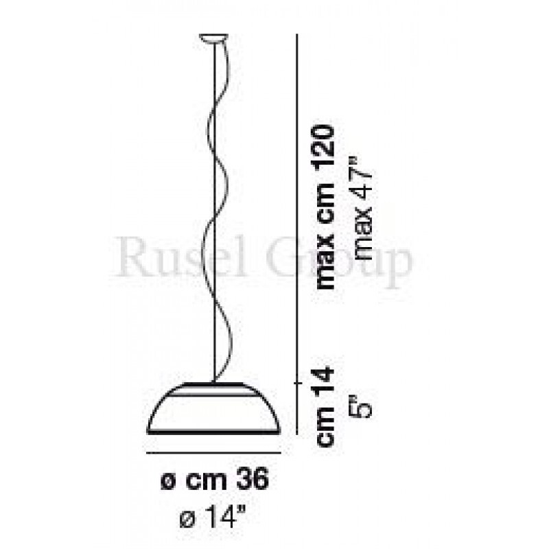 Подвесной светильник Vistosi INFINITA SP 36