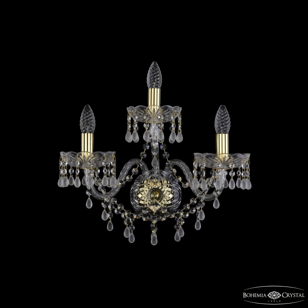 Бра хрустальные 1410B/2+1/195/XL G V0300 Bohemia Ivele Crystal