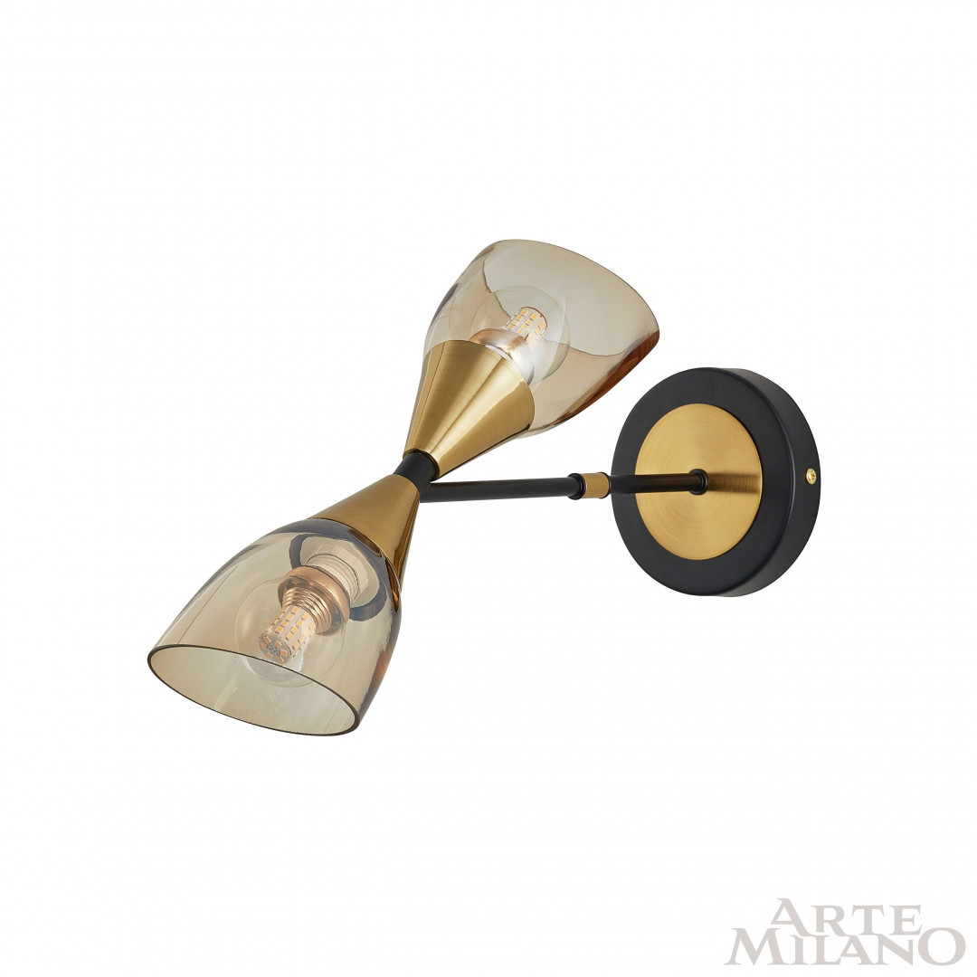 Бра 276708/2B BK/GD Arte Milano