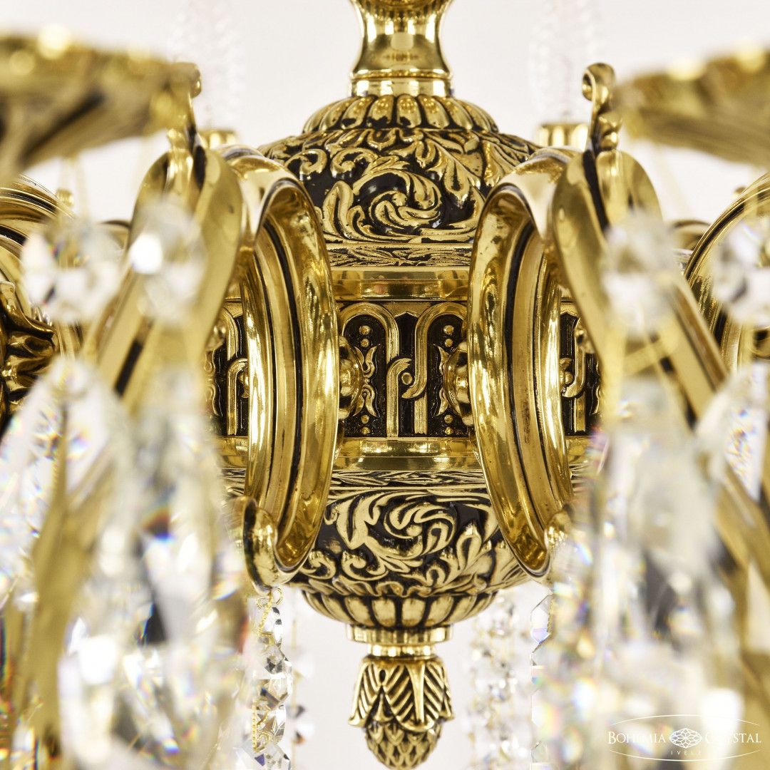 Люстра бронзовая с хрусталём 72102/16/300 B GB