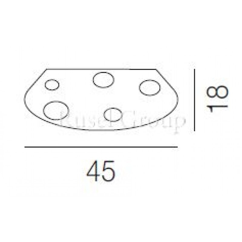 Потолочный светильник Vistosi MARBLE PP 45