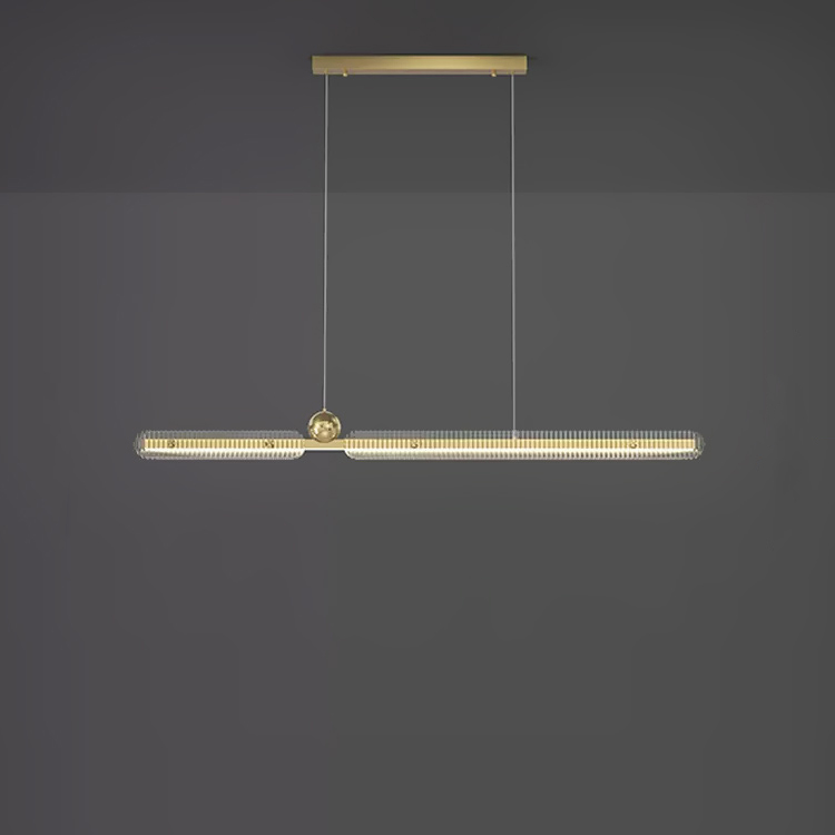 Реечный, рядный светильник CHIFFA B L120 Brass by ImperiumLoft