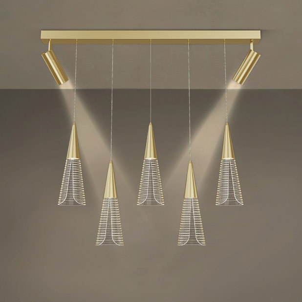 Подвесной светильник MANDORA B L5 Black by ImperiumLoft