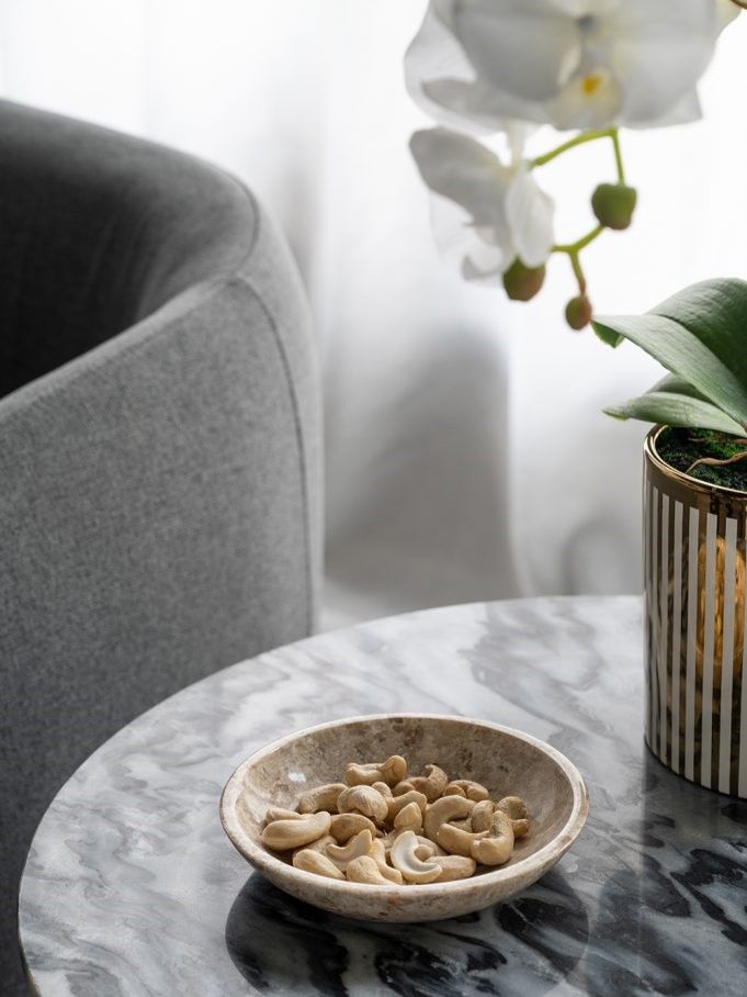 Чаша из мрамора Glasar 86453