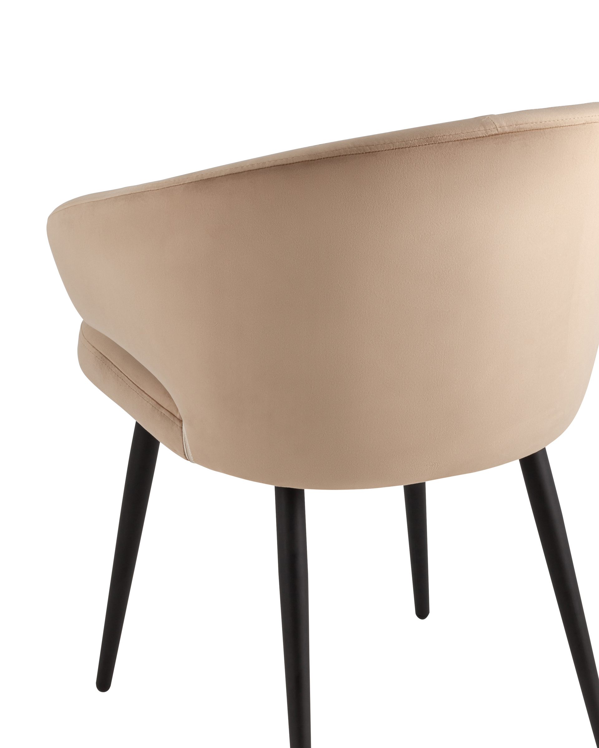 Стул с подлокотниками Codo велюр капучино Stool Group