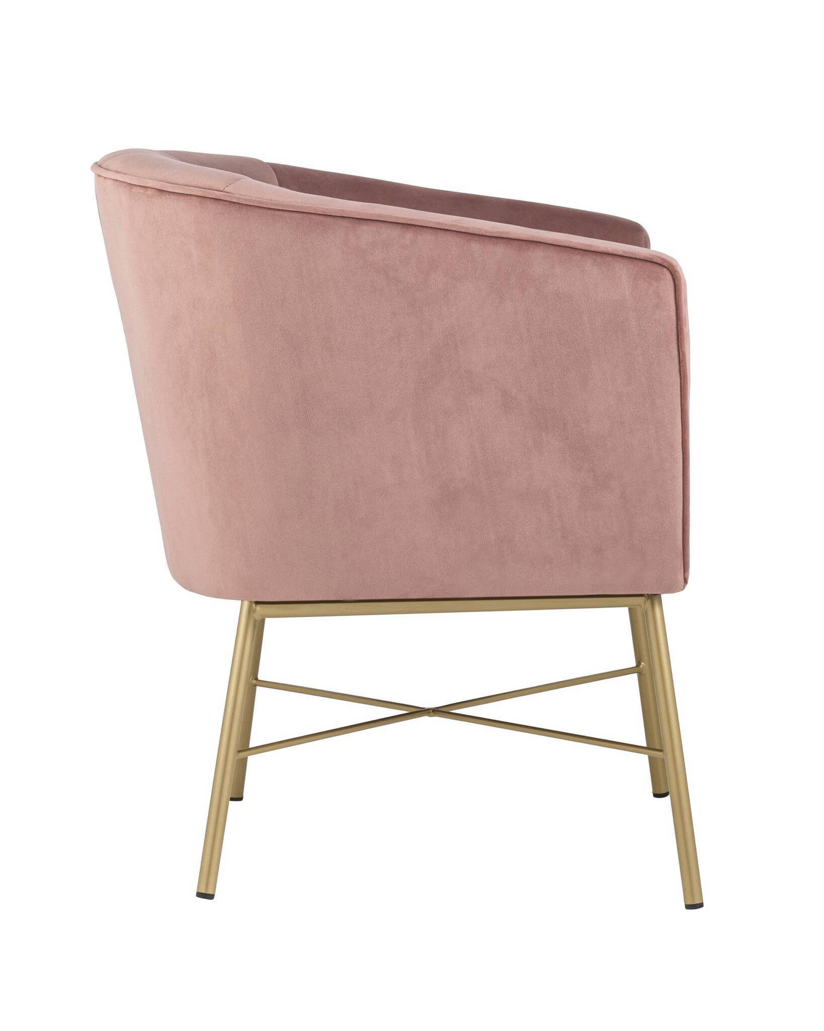 Кресло Шале велюр розовый Stool Group