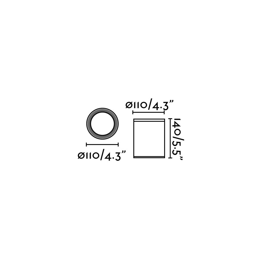 Белый плафон Rate Faro
