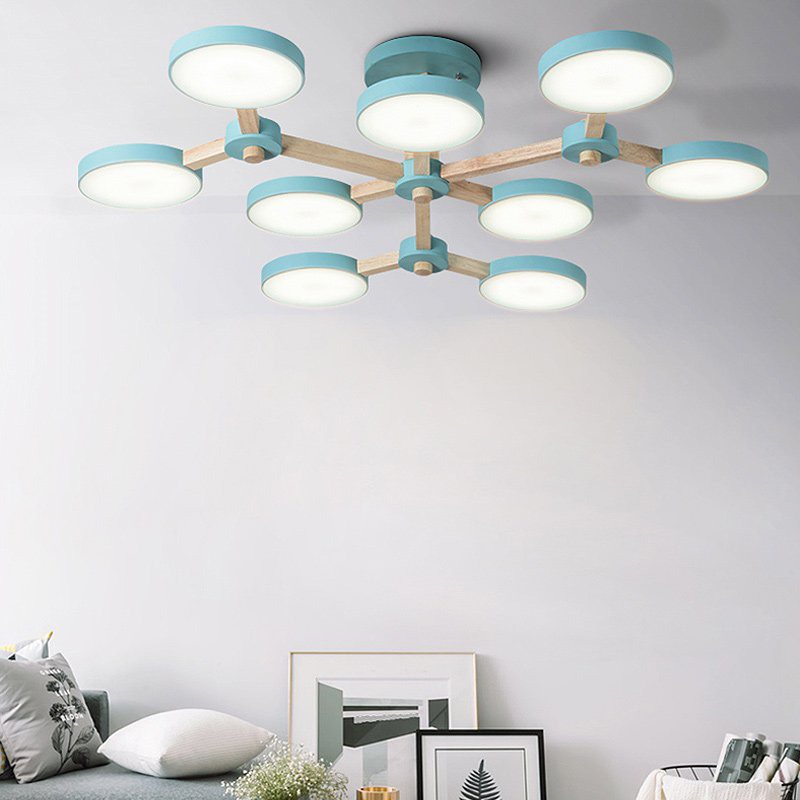 Подвесная люстра TURNA Серый by ImperiumLoft