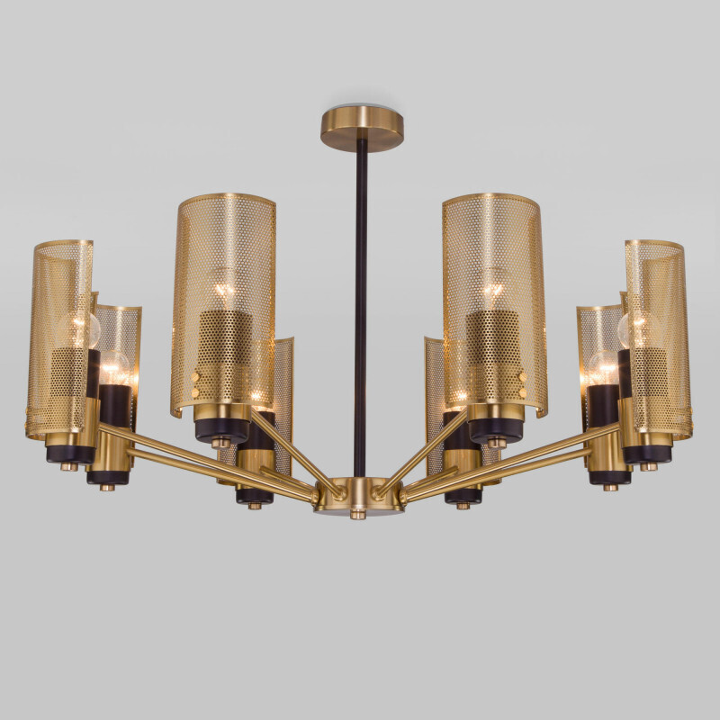 Люстра на штанге Eurosvet 70139/8 латунь