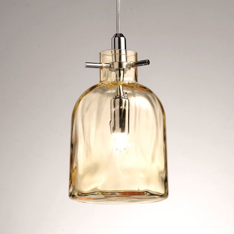 Подвесной светильник Selene Illuminazione Bossa Nova amber 2761-024