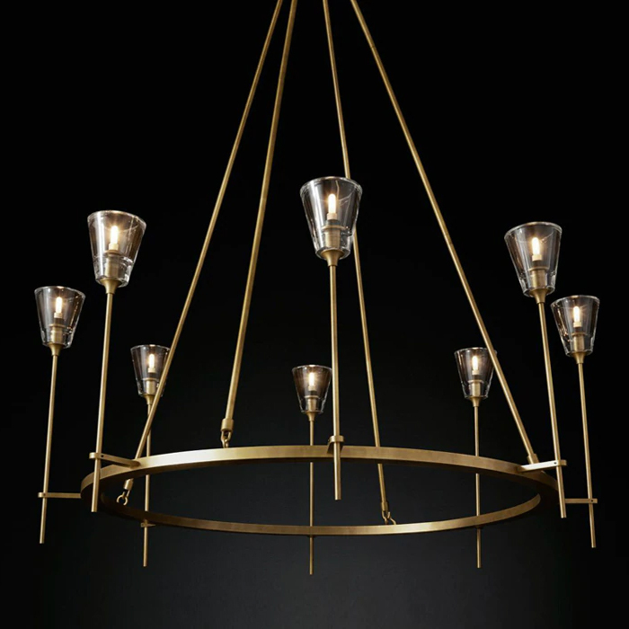 Люстра  Delight Collection Torche De Verre 8 gold