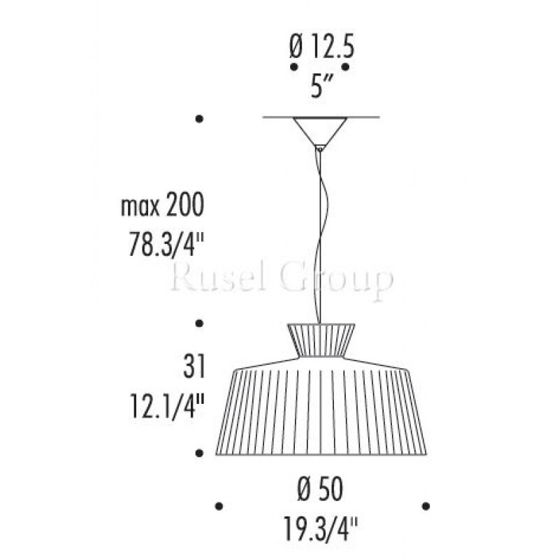 Подвесной светильник LEUCOS KATERINA S50