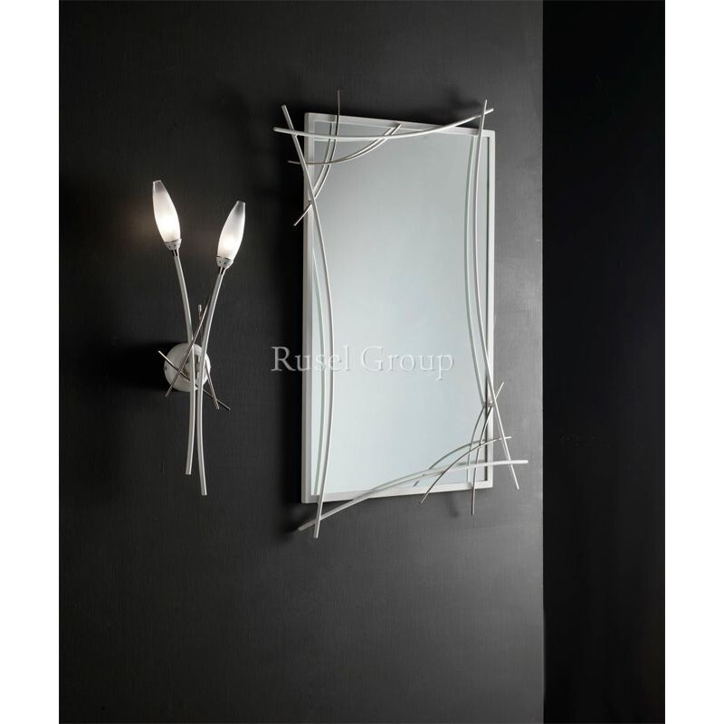 Зеркало Masca Shanghai 1870/SP Bianco mat nichel