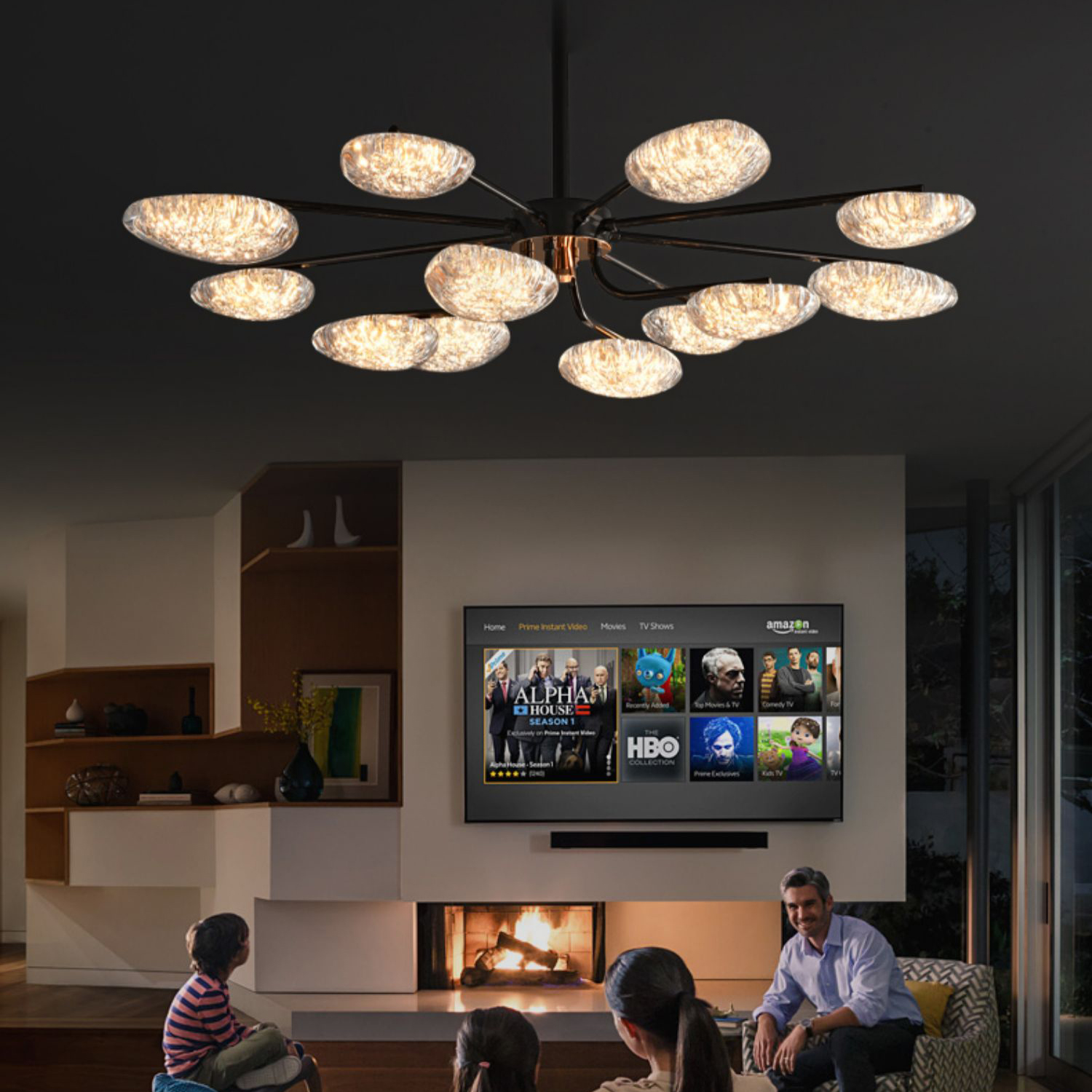 Потолочная люстра EVIAN D80 by ImperiumLoft