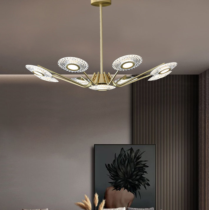 Потолочная люстра SEVALDA CH L9 by ImperiumLoft
