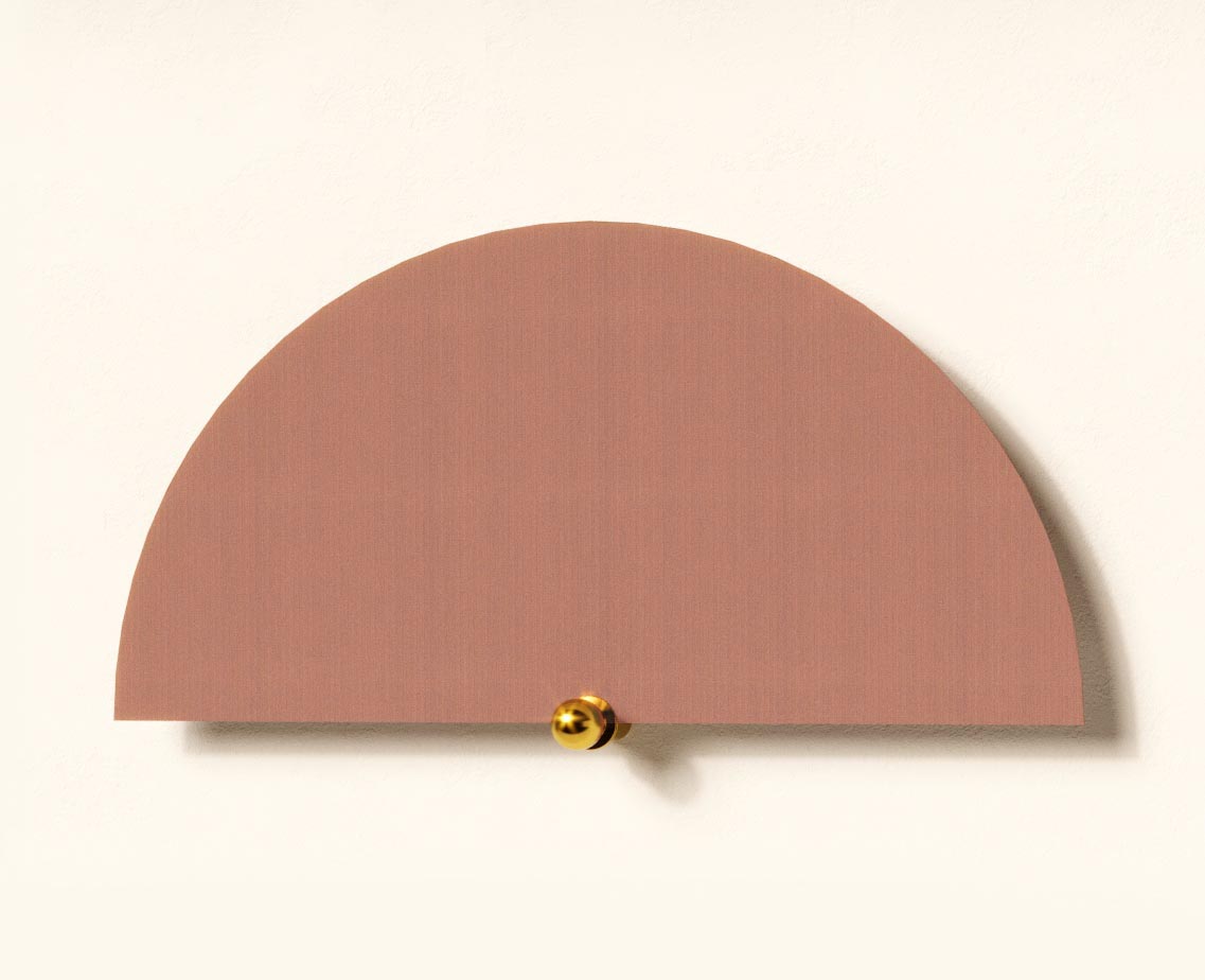 Бра Ghaban A1086 черный металл с тканевым диском 1086/110 см Aromas del Campo