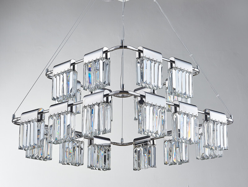 Подвесная люстра Newport 4212+8/C chrome Подвесная люстра Newport 4212+8/C chrome