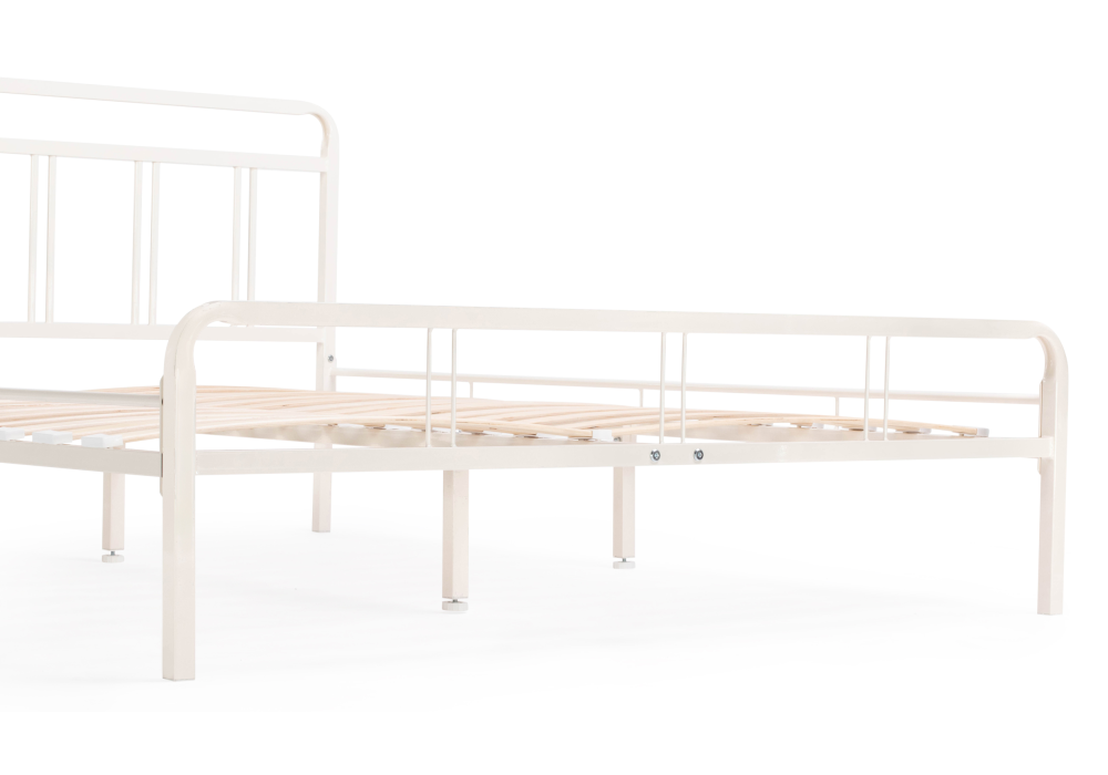 Кровать Woodville Рейк 120х200 белая 403024