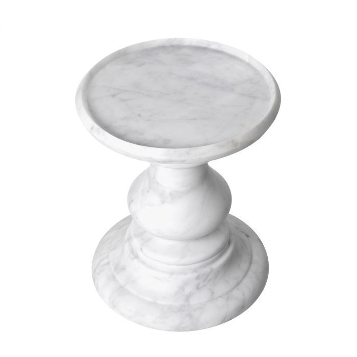 Приставной столик Eichholtz Melody marble white 114293