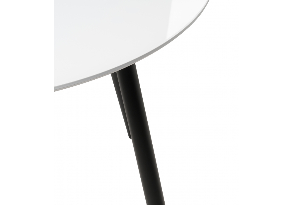 Стол Woodville Анселм черные ноги / белый 462119