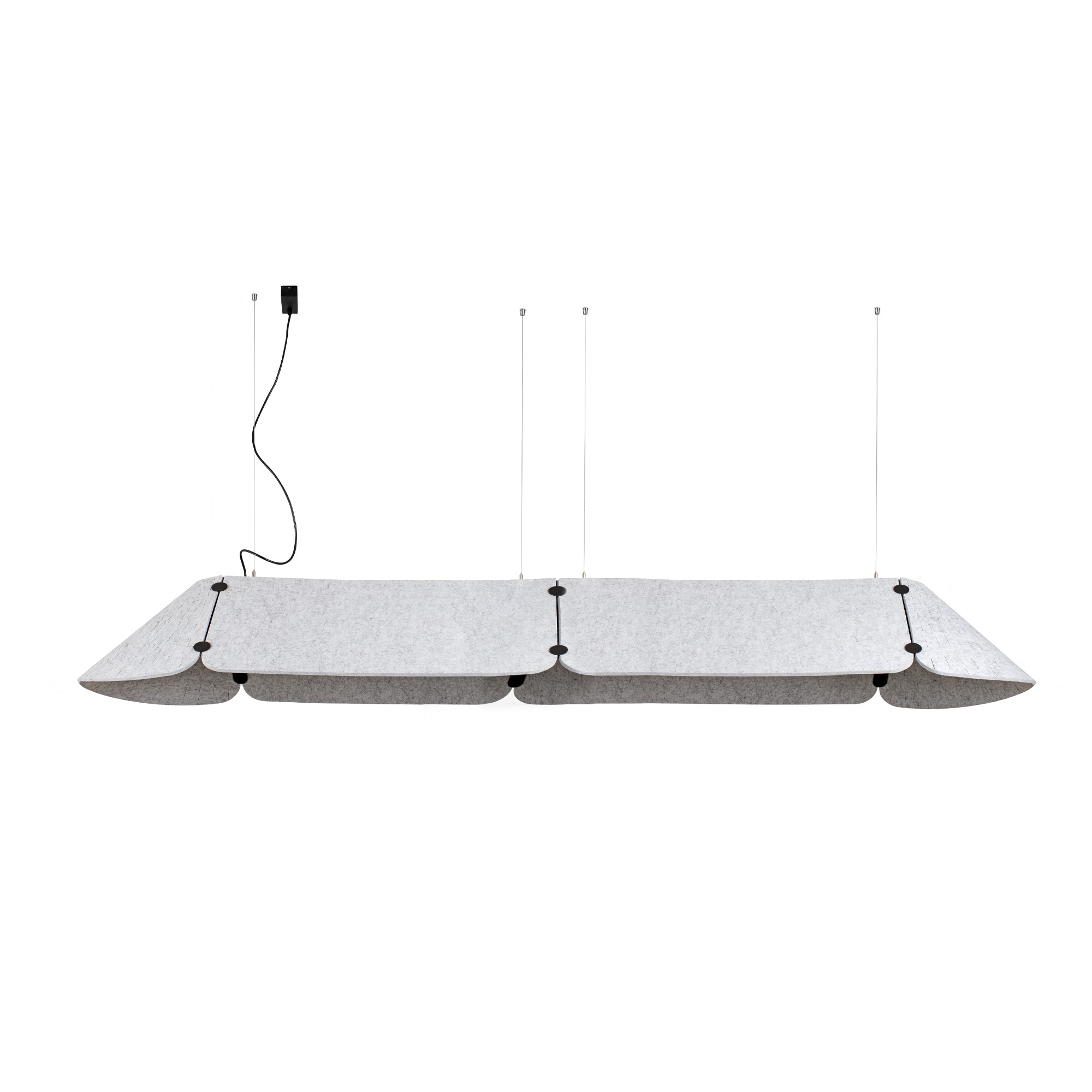 Люстра Fonovia серая 156 см 50W 3000K Faro