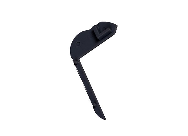 Правая боковая глухая заглушка для алюминиевого профиля Donolux CAP 18508.1 Black