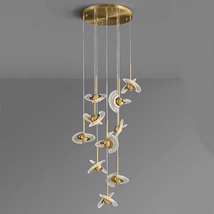 Подвесной светильник PHOENIX LUX COMBO D48 L10 by ImperiumLoft