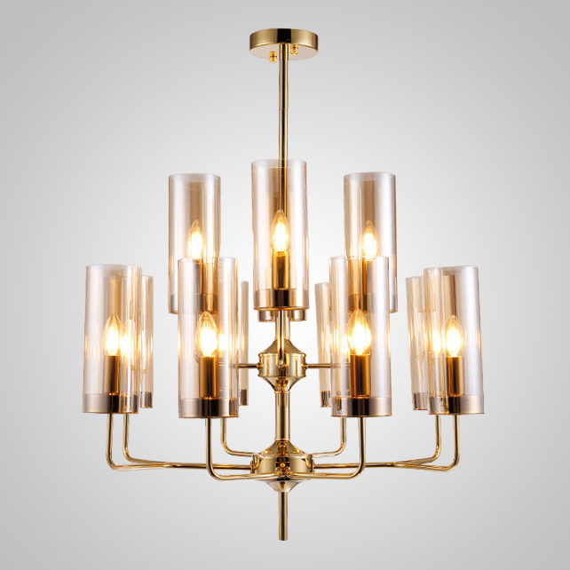 Подвесная люстра DELPHY L12 Brown by ImperiumLoft