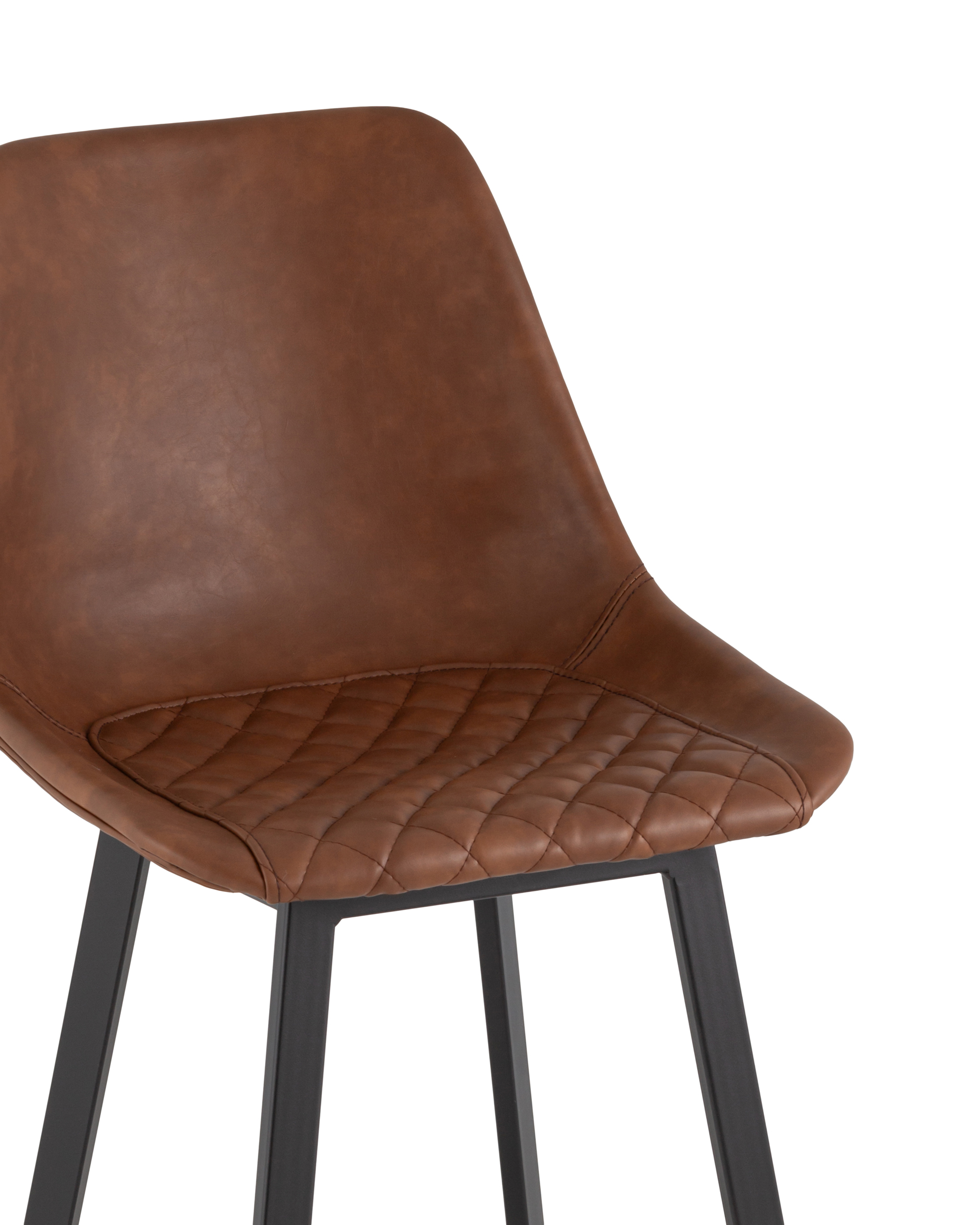 Стул барный TEXAS экокожа коричневый Stool Group