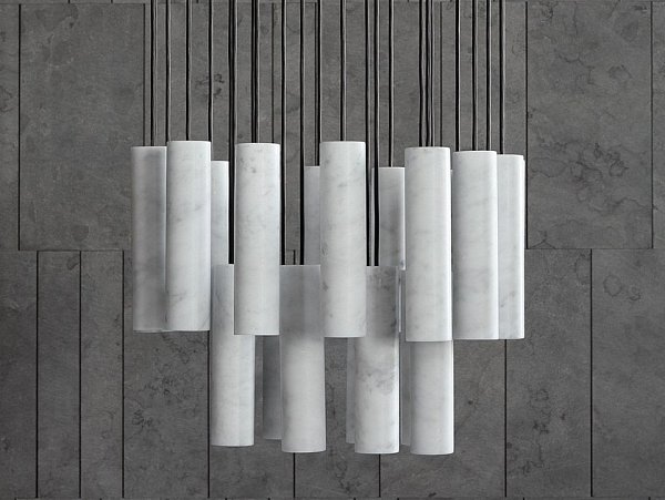 ПОДВЕСКИ СИЛОСА-BIANCO CARRARA D80 24 lamps by ImperiumLoft