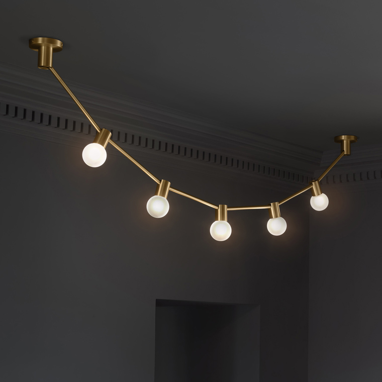 Дизайнерский потолочный светильник RIVIERE by ImperiumLoft