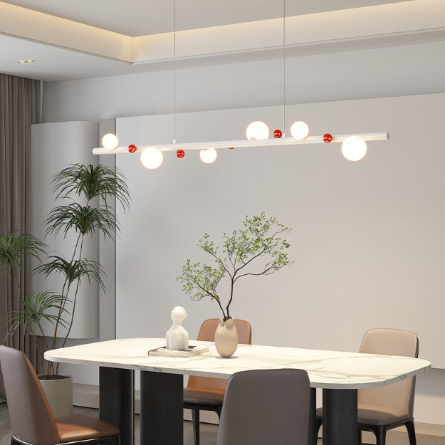 Реечный, рядный светильник REIK LONG WHITE by ImperiumLoft