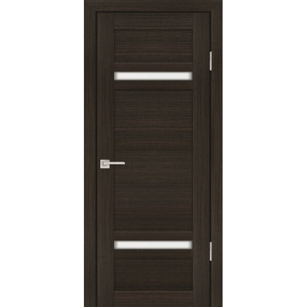 Межкомнатная дверь Graf PS-05 белый сатинат Мокко (1900 х 550)