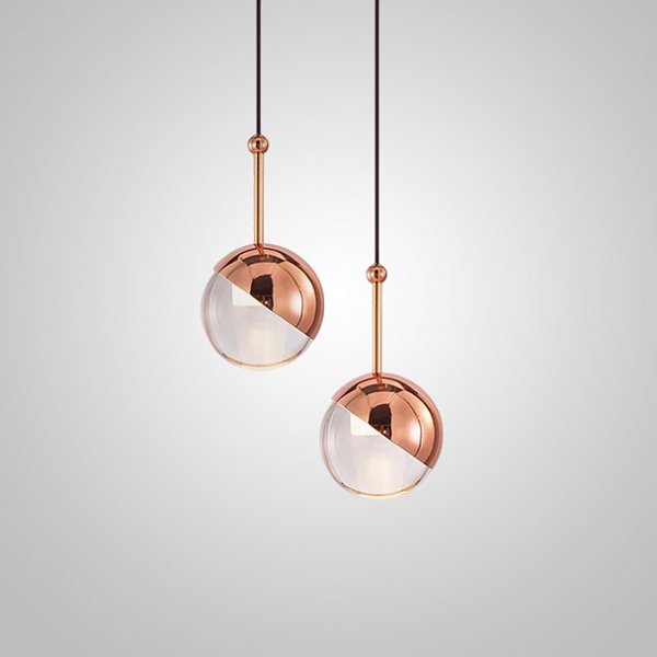 Подвесной светильник LUCIUS DUO Rose Gold by ImperiumLoft