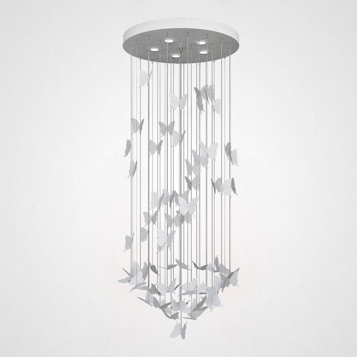 Люстра Night Butterflies Chandelier D40 H100 By Imperiumloft