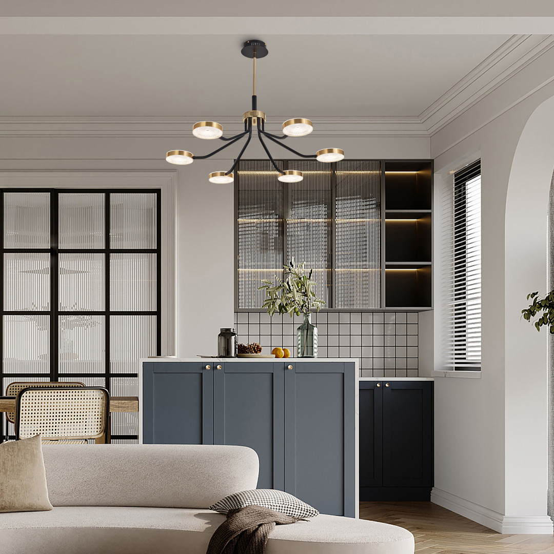 Люстра светодиодная 276079/6 BK/GD Arte Milano