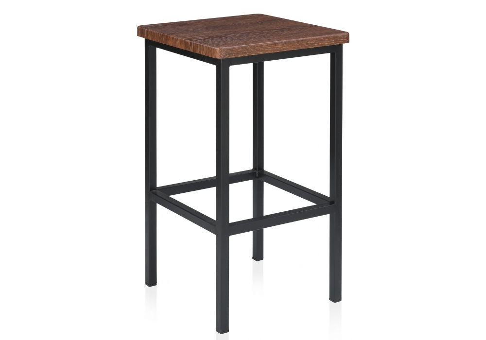 Барный стул Woodville Лофт филадельфия коньяк / черный матовый 432938