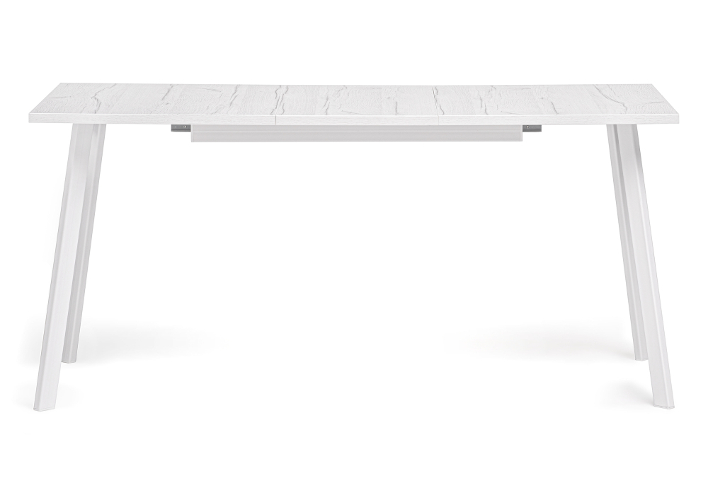 Стол деревянный Woodville Колон Лофт 120(160)х75х75 25 мм юта / белый матовый 489650