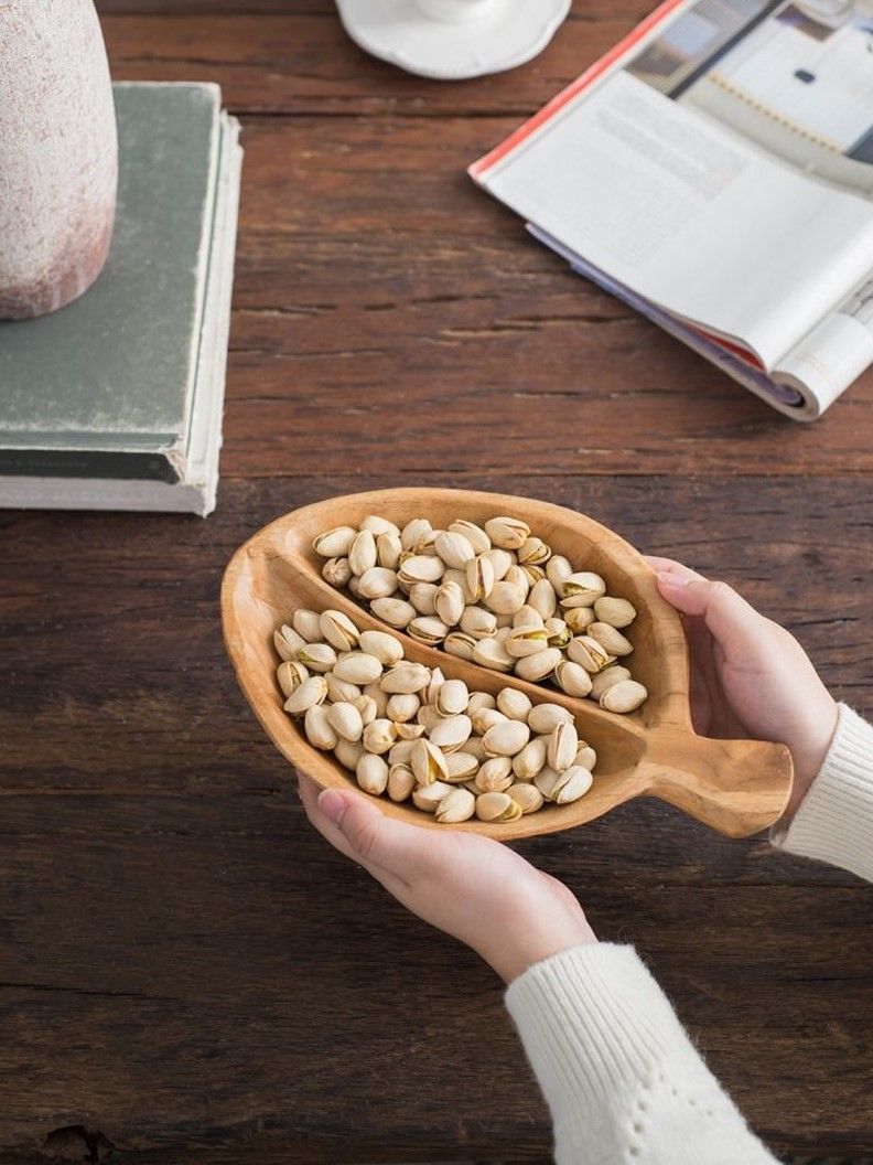 Чаша из тикового дерева Glasar 70652