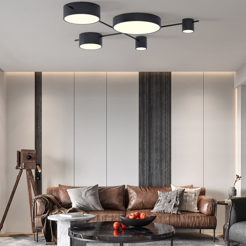 Потолочная люстра CHUTE A Black White by ImperiumLoft