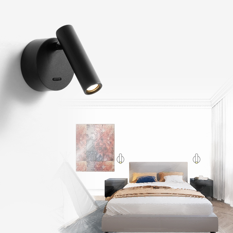 Настенный светильник RUN Black by ImperiumLoft